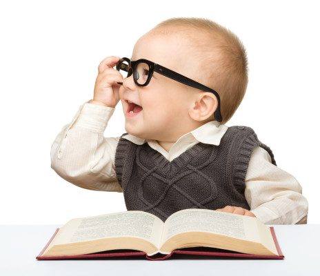 A young reader enjoying a book